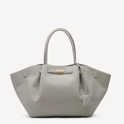 Elegant Daily Tote Bag – Premium PU Leather with Top Handle & Removable Pendant