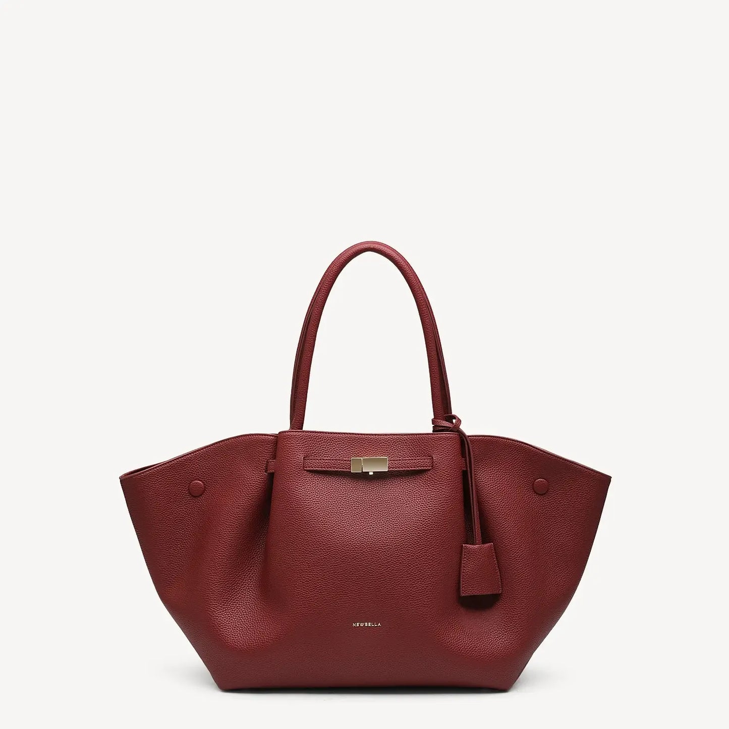 Elegant Daily Tote Bag – Premium PU Leather with Top Handle & Removable Pendant