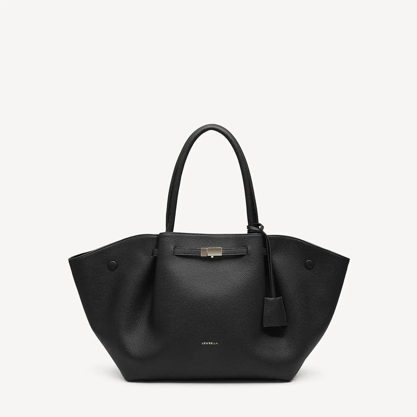 Elegant Daily Tote Bag – Premium PU Leather with Top Handle & Removable Pendant